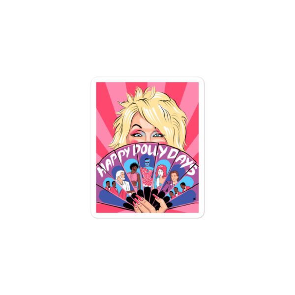 "Happy Dolly Days" Sticker