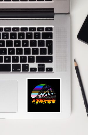 Resist! Concert Sticker - Square